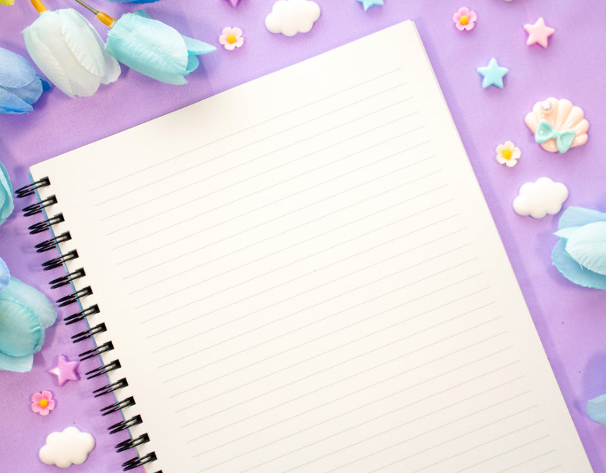 Reading Room stationery by Unicorn Eclipse notebook journal sticky notes memopad washi tape