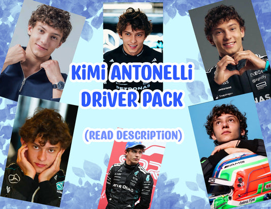 Kimi Antonelli F1 driver  Bias pack (read description!) photocards Mercedes