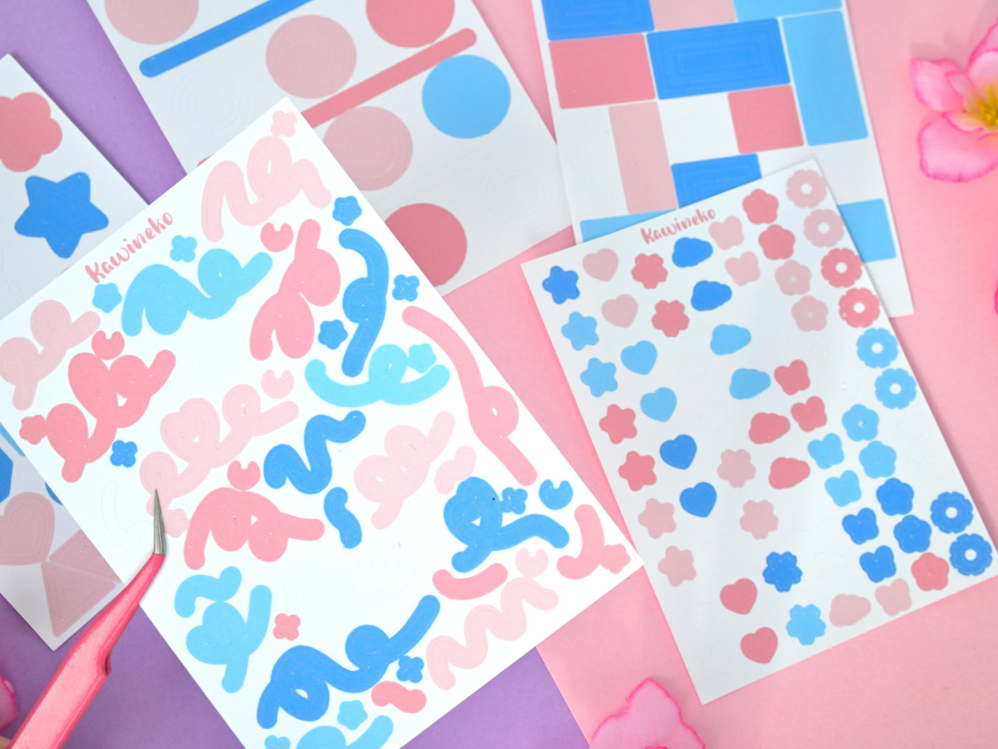 Sylveon color palette deco stickers pokemon