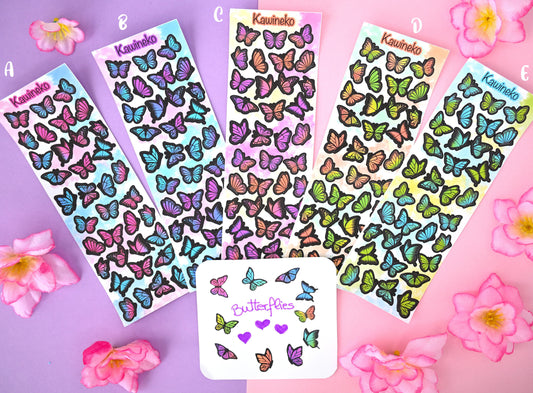 Gradient butterflies