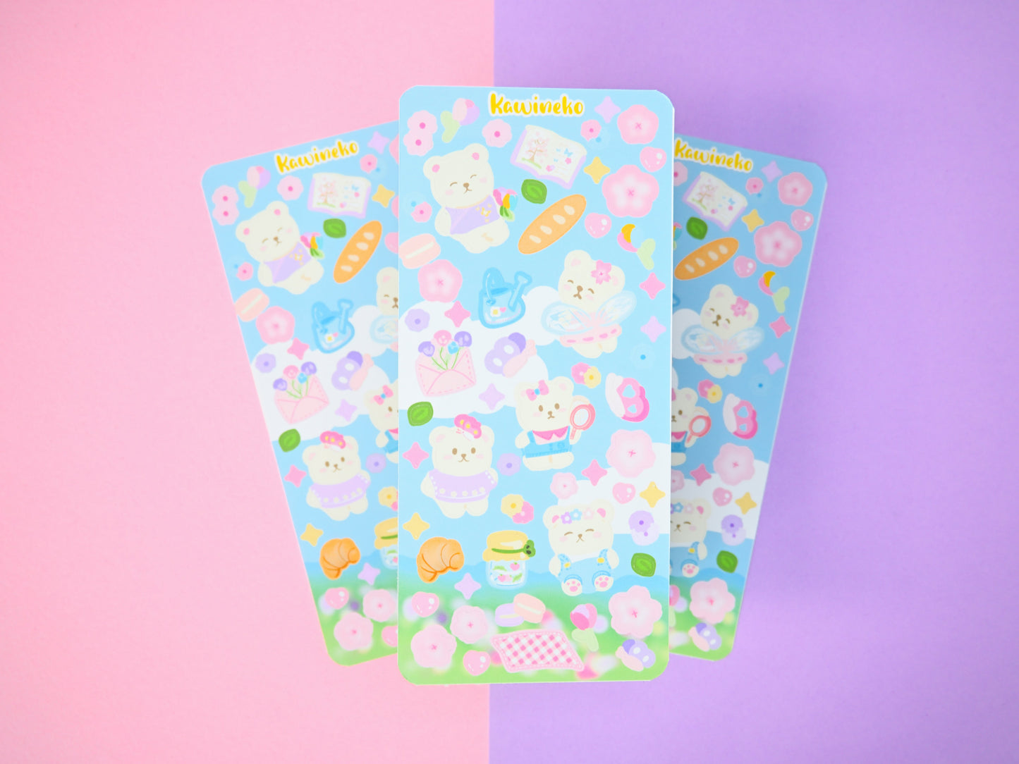 Springtime lets go picnic sticker sheets