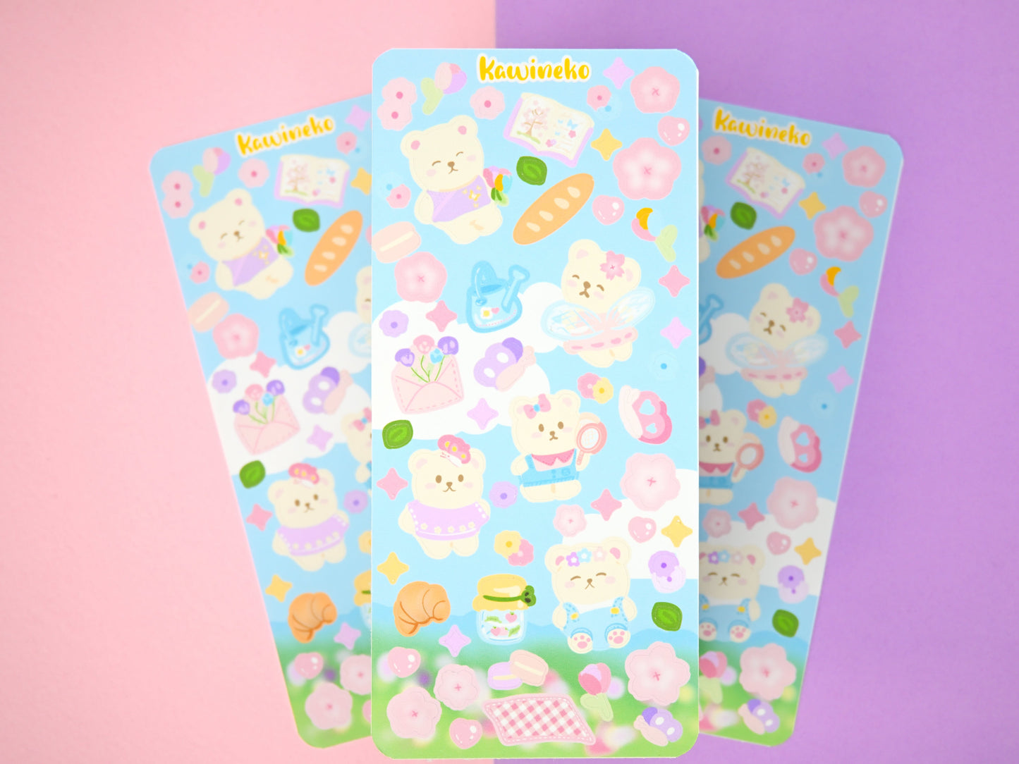 Springtime lets go picnic sticker sheets