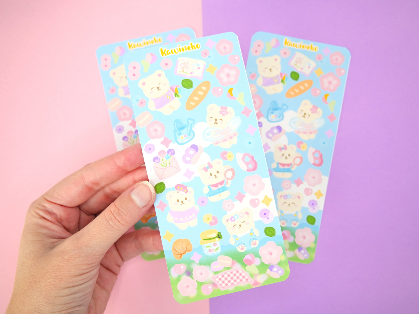 Springtime lets go picnic sticker sheets