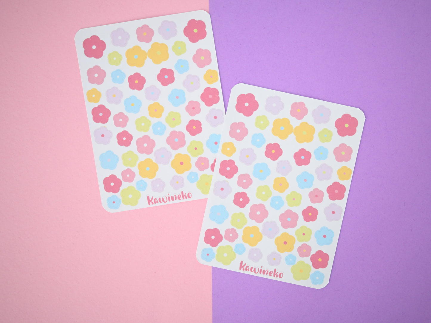 Spring flowers sticker sheets