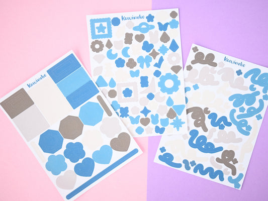Snorlax color palette deco sticker sheets pokemon