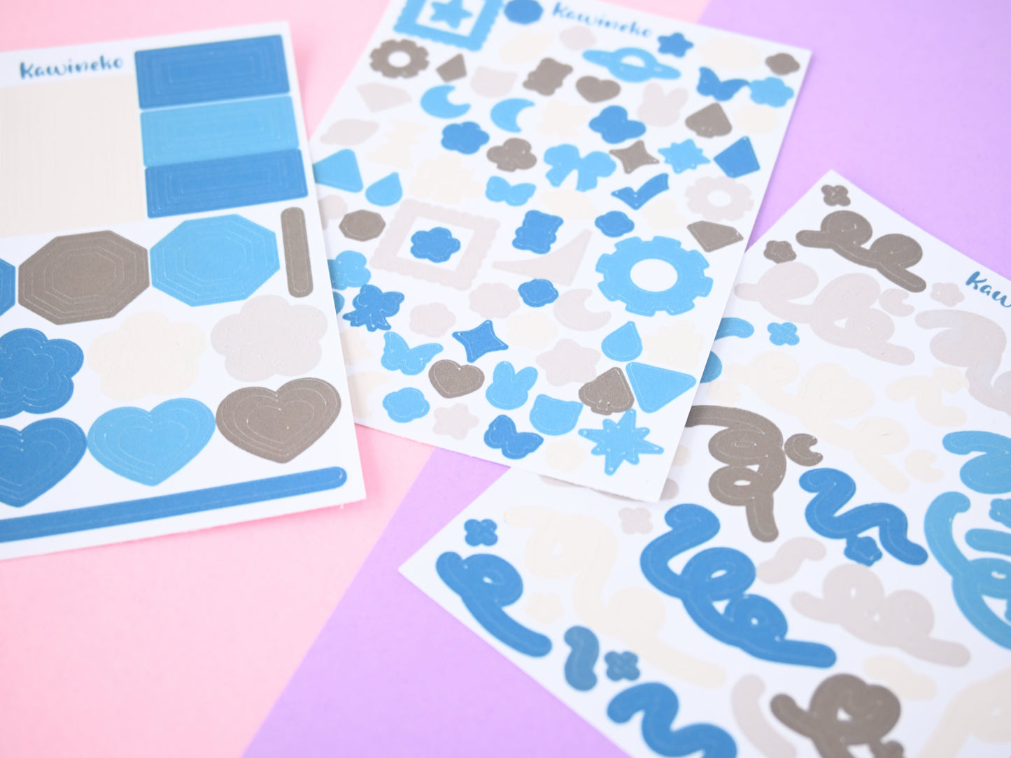 Snorlax color palette deco sticker sheets pokemon