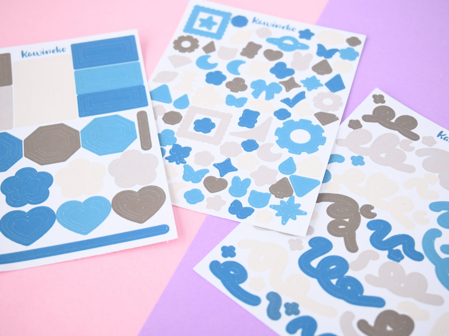 Snorlax color palette deco sticker sheets pokemon