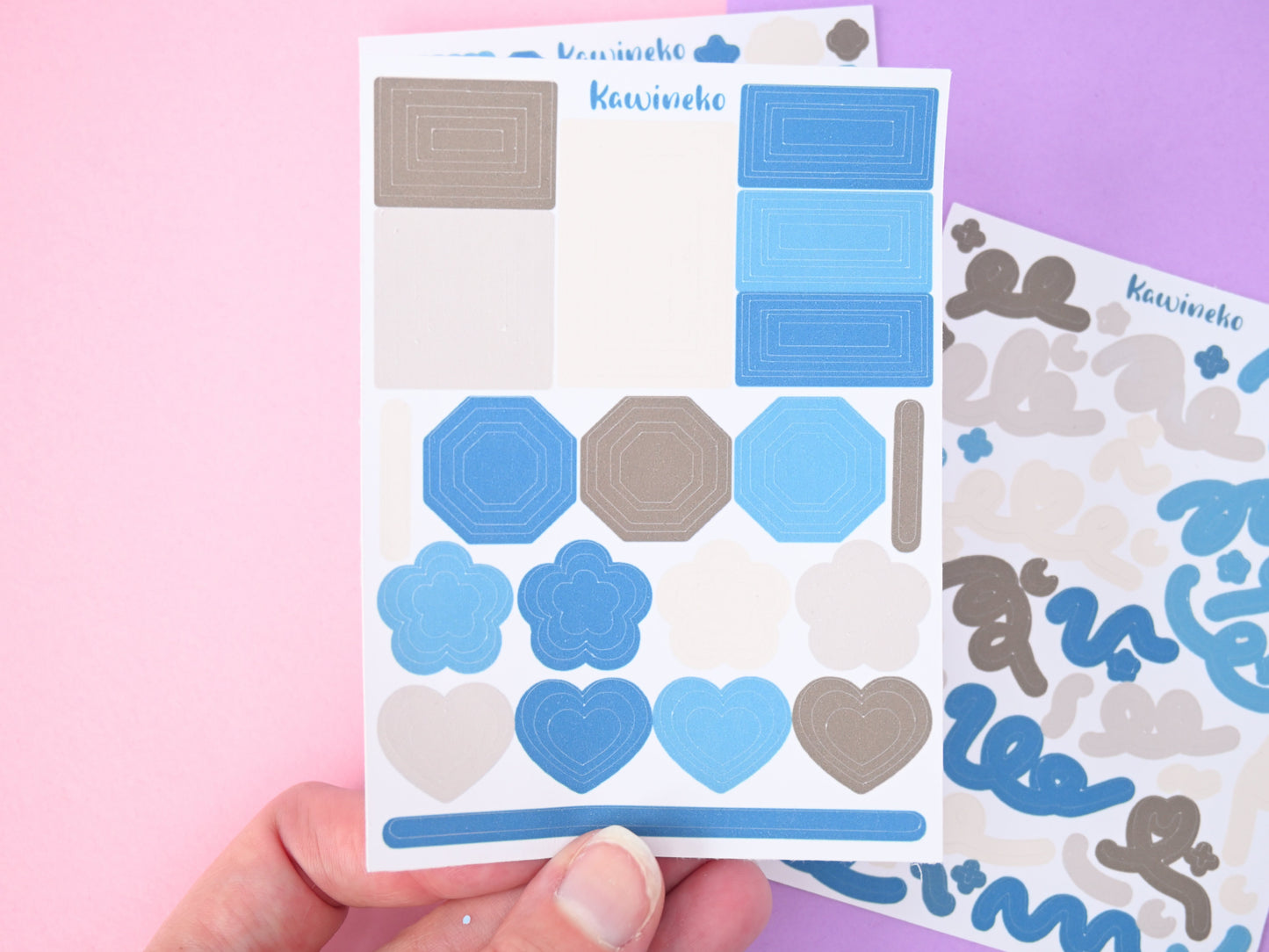 Snorlax color palette deco sticker sheets pokemon