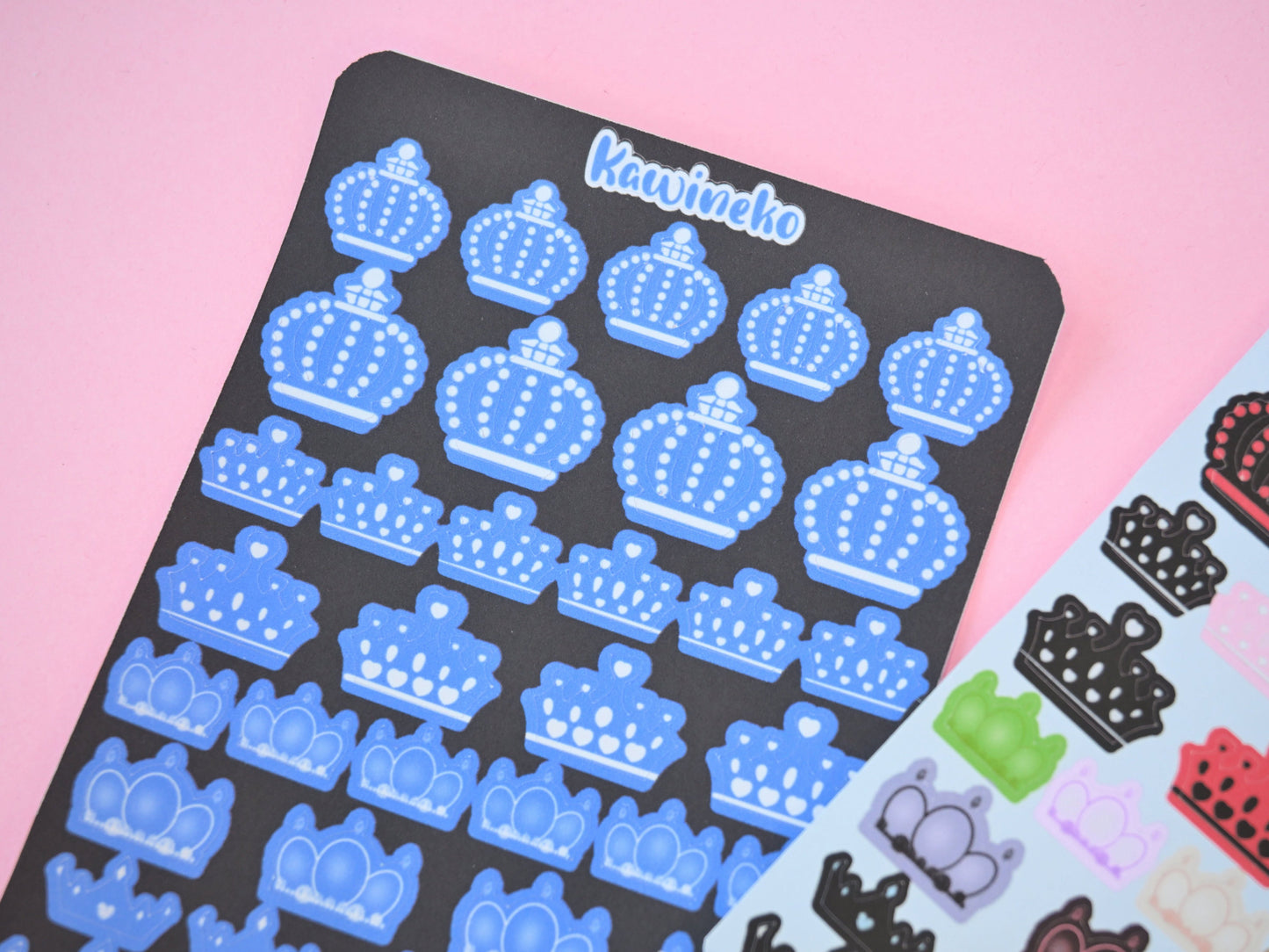 Crowns more colors sticker sheets