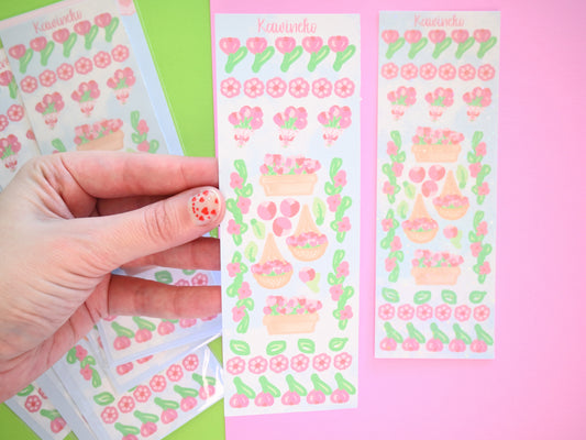 Flowers and bouquet stickers