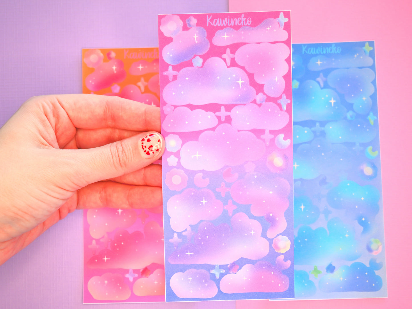 Fluffy Clouds Lofi style stickers