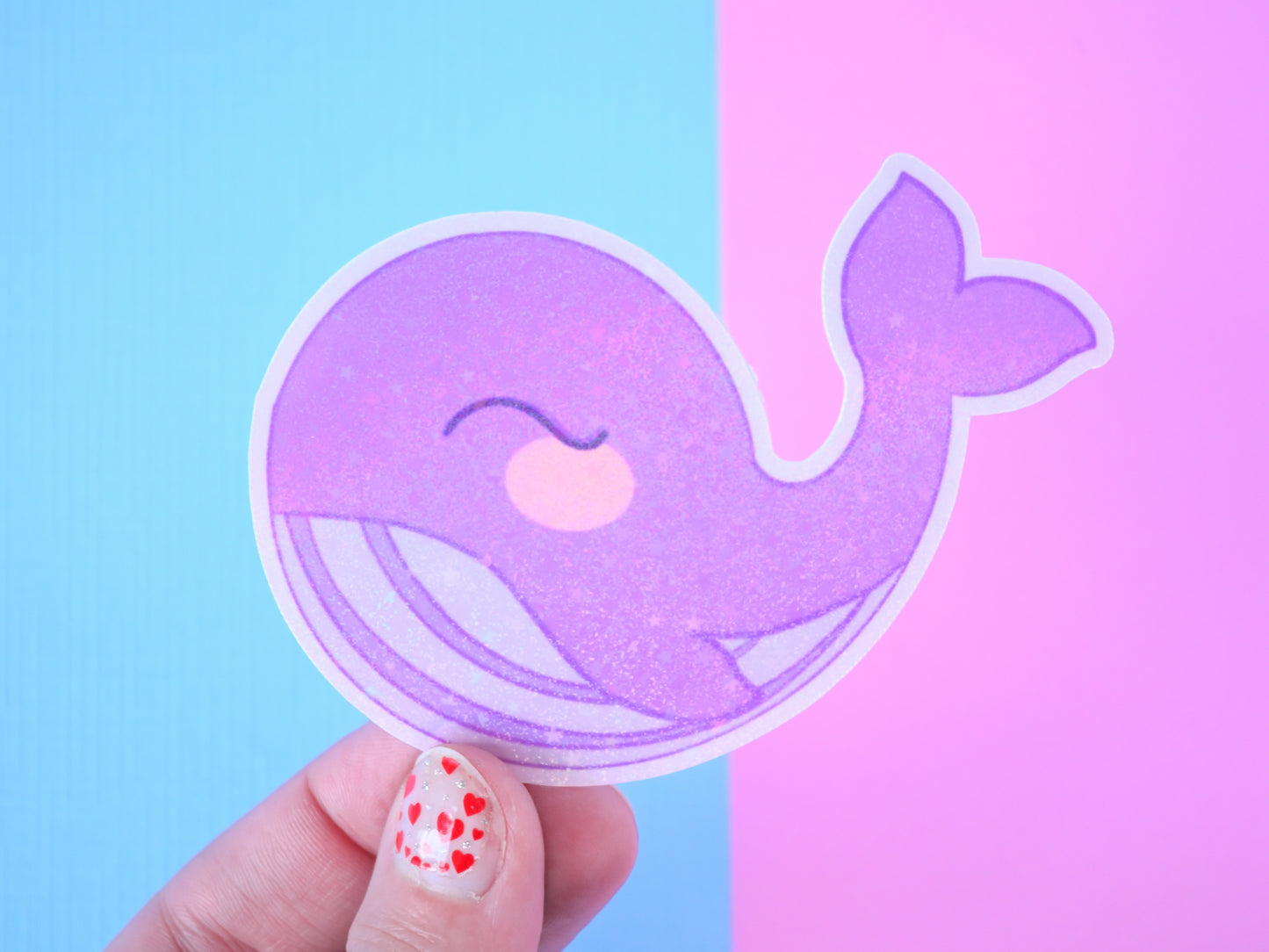 Eternal whale BTS waterproof Vinyl stickers Die cut