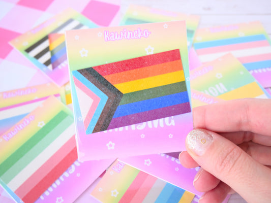 Die cut Pride Flags waterproof Vinyl stickers die cut