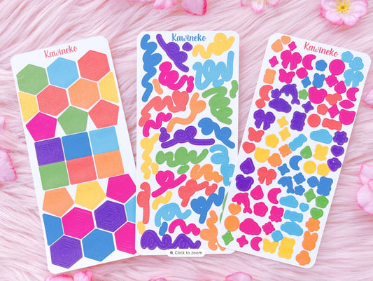 Kid Core deco bundle sticker sheets