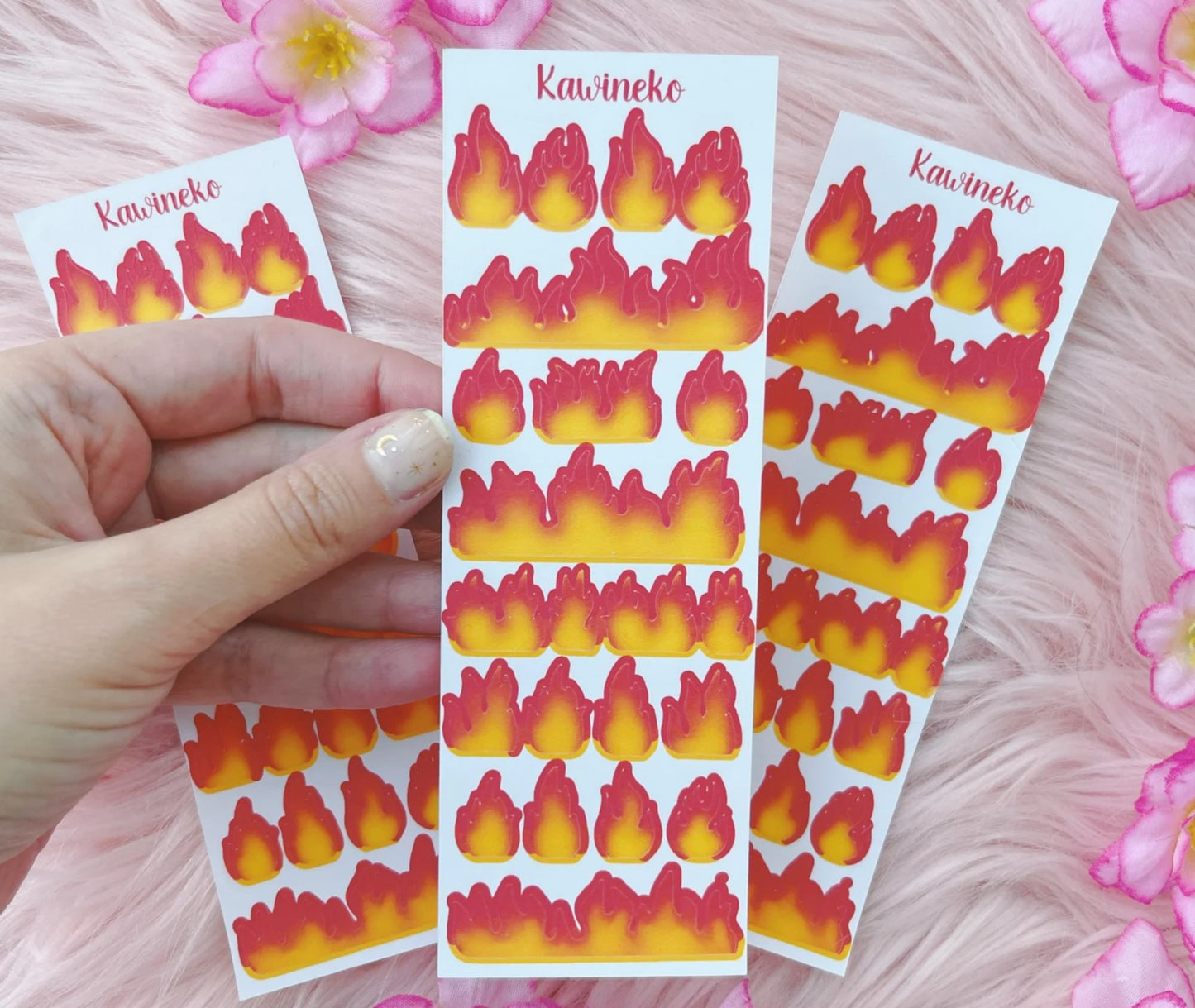 fire sticker sheets