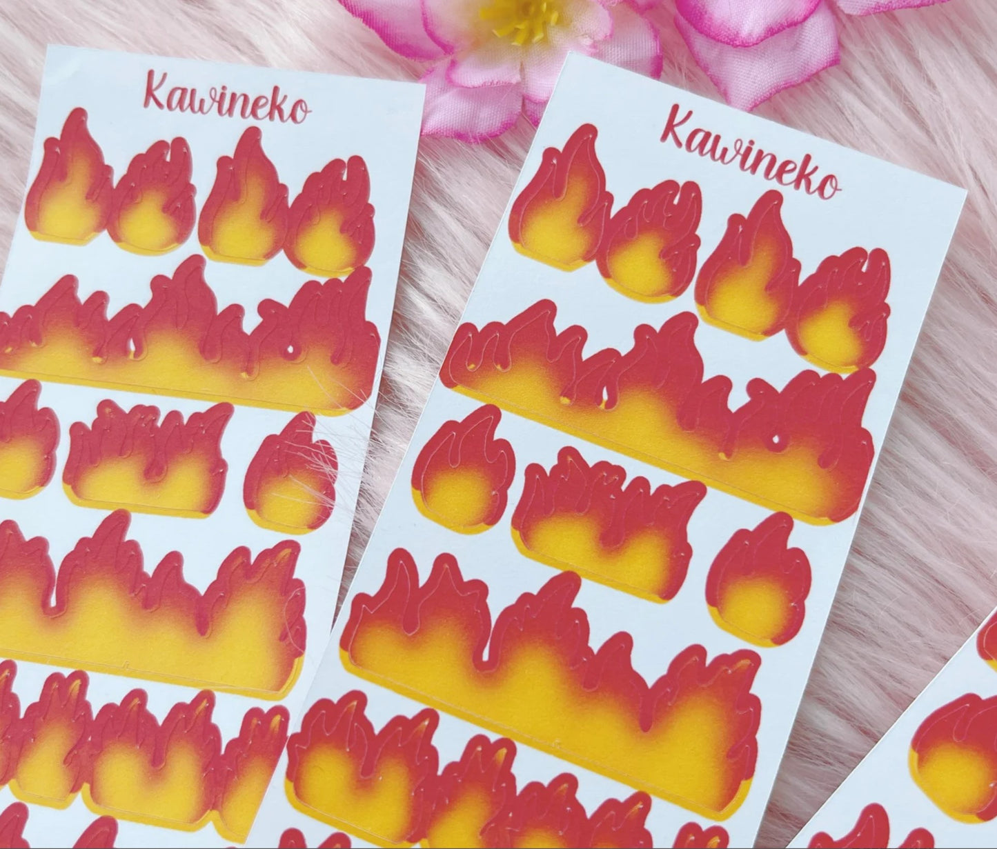 fire sticker sheets