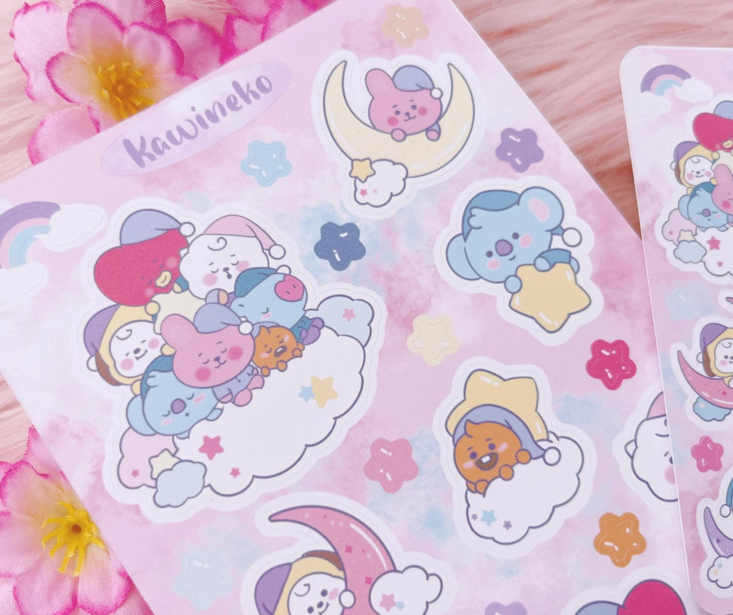 BT21 inpired stickers BTS sweet dreams