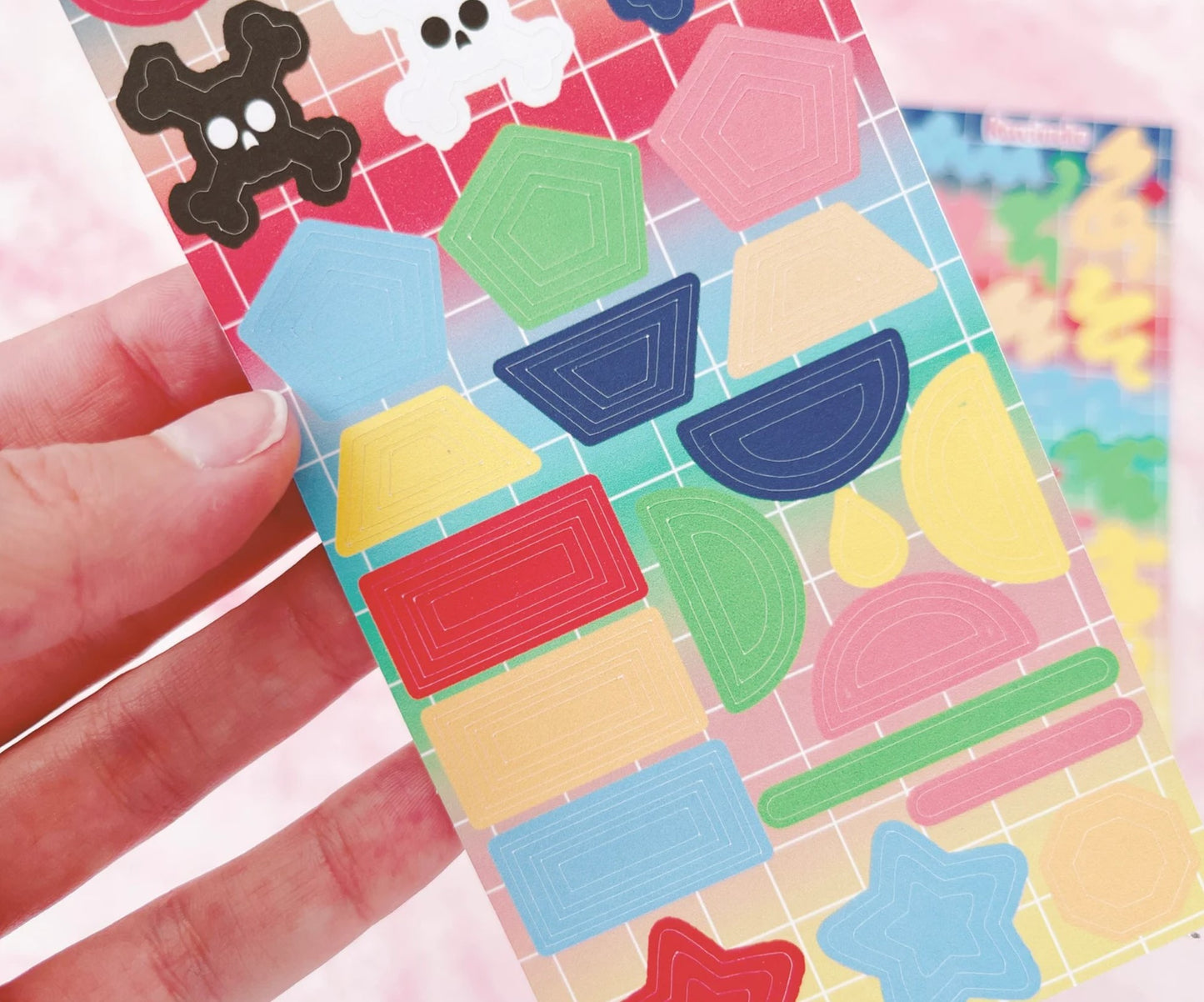 One Piece inspired color palette deco bundle anime manga sticker