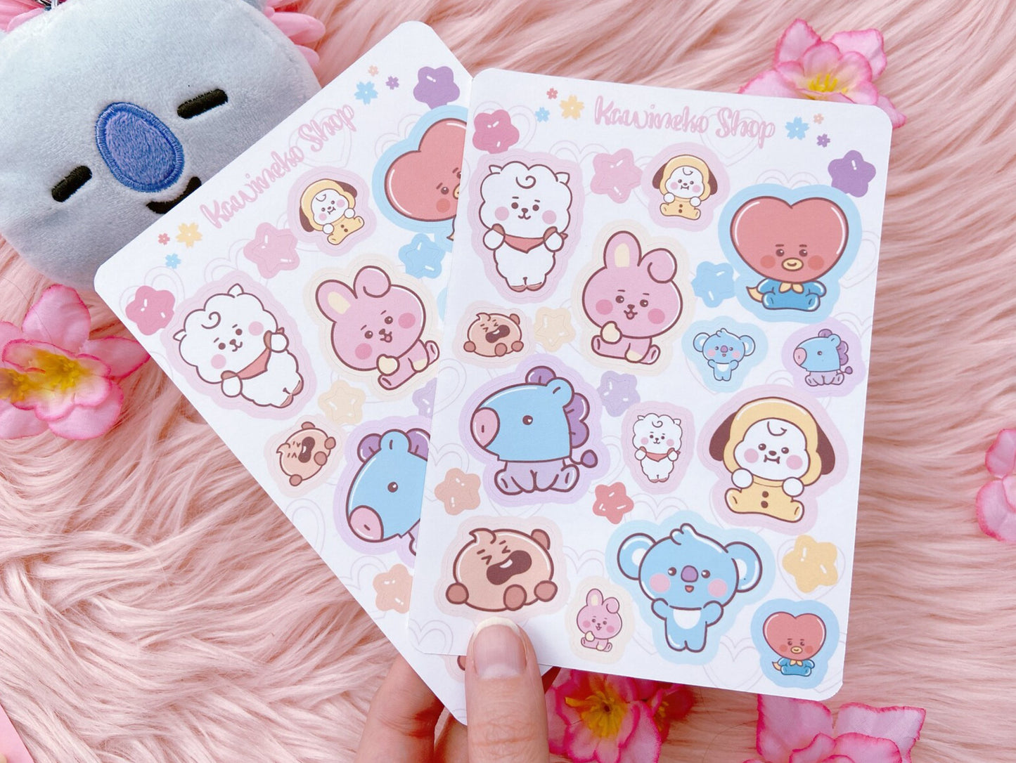 Babies BT21 inspired stickers BTS