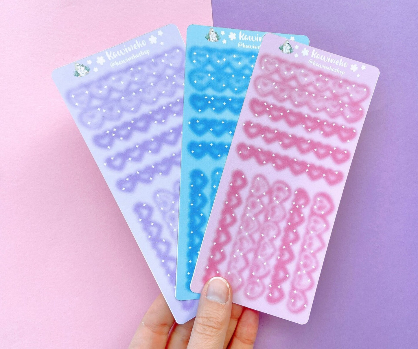 magic heart chains sticker sheets