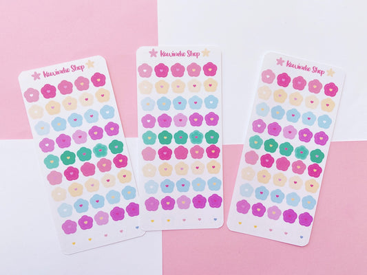 Simple Flower stickers
