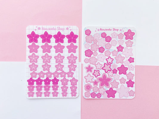 Sakura flowers stickers